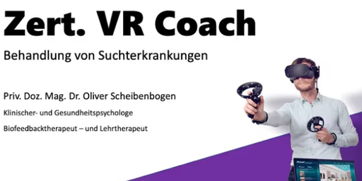 VR-Coach: Behandlung von Suchterkrankungen mittels Virtueller Realität