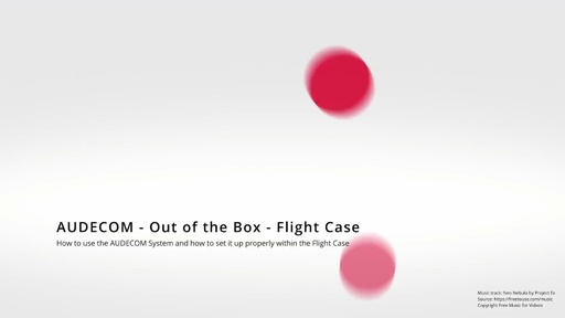 Out of the Box - the AUDECOM Flightcase solution [EN]